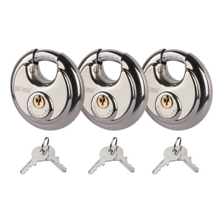 CURT Stainless Steel Disc Locks, 3-Pack 23085